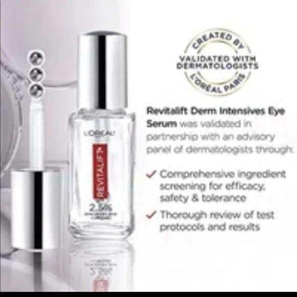 L'Oreal Paris Revitalift Derm Intensives Hyaluronic Acid and Caffeine Eye Serum - Picture 5 of 14